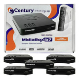 Kit 5 Receptor Midiabox B7 Century Hdtv Sat Regional