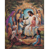 Art Prints Inc Jesucristo Con Los Niños