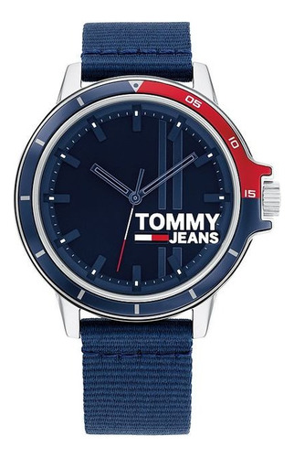 Reloj Tommy Jeans 1791924. Tommy Hilfiger. Nailon Azul