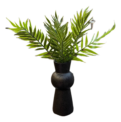 Set X 3 Ramas De 3 Hojas De Palmera Artificial 40 Cms