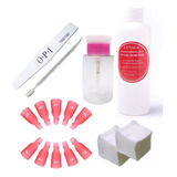 Kit Removedor Esmalte Semipermanente Uv Led + Dosificador