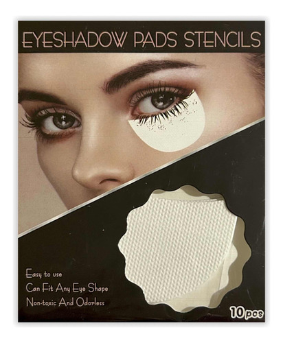 10 Almohadilla Adhesiva Protectora Maquillaje Sombra De Ojos