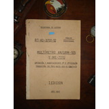Manual Multimetro An/urm-105 Ejercito Argentino