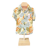 Camisa Hawaiana Niño Fibrana Importada De Marca Calidad 100%
