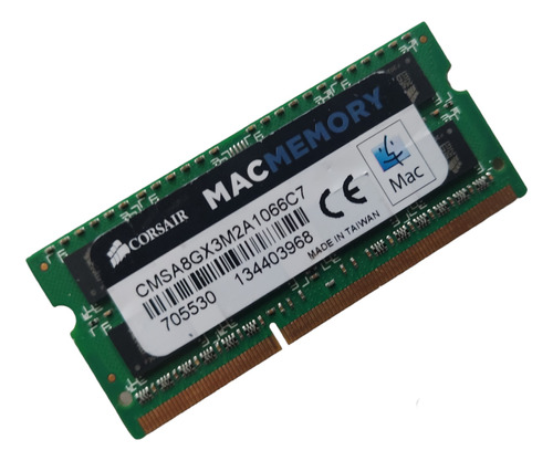 Memoria Ddr3 4gb Sodimm Pc3-8500s 1066mhz Macbook Pro