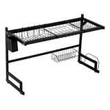 Seca Plato Acero Inoxidable 66cm Escurridor Vajilla 2 Pisos