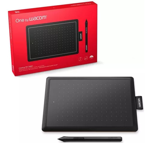 Tableta Gráfica Wacom One By Wacom Ctl-472 Negro-rojo