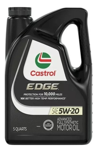 Aceite Castrol Edge 5w20 100% Sintetico Garrafa 4.73lt