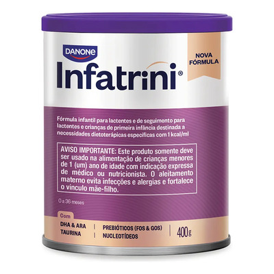 Fórmula Infantil Infatrini 400g Danone Neutro 1 Unidade | MercadoLivre