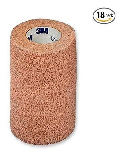 3m Coban Autoadherente Wrap 1584, 4 Pulgadas X 5 Yardas (100