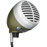 Micrófono Armónica Shure 520dx Con Control De Volumen Color Verde Musgo