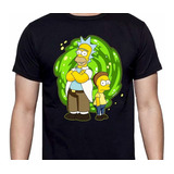 The Simpsons - Rick & Morty - Serie Tv -polera - Cyco Record