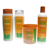 Kit Cantu Aguacate Shampoo Acondicionador Gel Crema Peinar