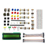 Kit Componentes Para Arduino Lcd, Protoboard, Jumpers, Leds