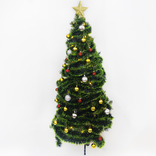 Árvore De Natal Pinheiro Decorada Tradicional Verde 1,20m