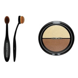 Kit Maquillaje Contouring+brocha Heburn Profesional