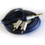 Cable Plug Stereo A 2 Rca. 1.5mts Reforz. Puresonic Combo X4