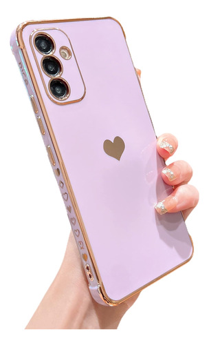 Funda Pkylla Elegante Silicona Para Galaxy A54 Purpura