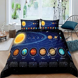 Fundas Para Edredones - Feelyou Solar System Duvet Cover Set