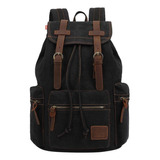 Mochilas De Lona Vintage Para Hombres Y Mujeres Sacos De