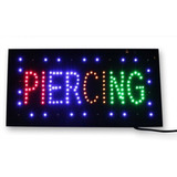 Cartel Led Piercing Tattoo O La Q`quieras A Pedido