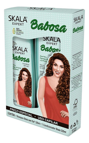 Skala - Linha Expert - Kit Babosa Shampoo E Condicionador (.