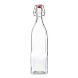 Frasco  Vidrio Hermético Vinagra O Leche 32cm 1000ml