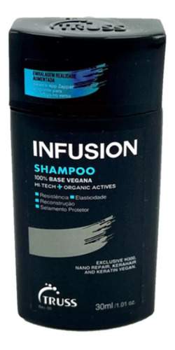 Truss Infusion Mini Shampoo Viagem Vegano 30ml