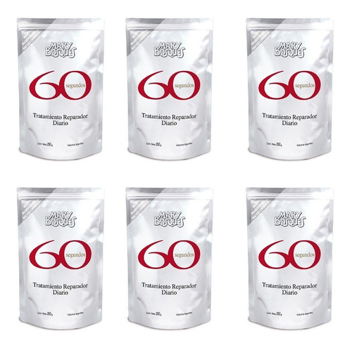 Mary Bosques 60 Segundos Tratamiento Doypack 250g X 6 Unid