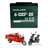  Baterias 12v 20ah Para Moto / Triciclo Eléctrico (6-dfz-20)