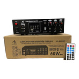 Amplificador De Perifoneo American Sound Pa-61rub (graba) 