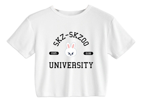 Crop Top Skzoo University Stray Kids - Aesthetic Kpop Stay
