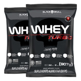 Combo 2x Whey Protein Turbo Black Skull 907g