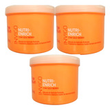 Kit 03 - Máscara De Nutrição 500m  Wella Invigo Nutri-enrich