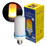 Ampolleta Led Tipo Fuego Rosca Normal E27 Color De La Luz Amarillo