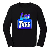 Remeras Leo Tube 100% Algodón Mangas Largas