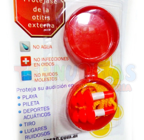 Tapones De Oido Blandos Pileta Natacion Proteccion Deporte