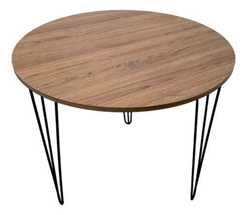 Mesa Redonda Madera Living Comedor Oficina 100 Cm Diametro