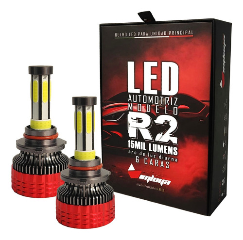 Imloya Kit Focos Led R2 Luz Blanca 15000 Lumens