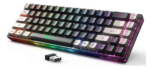 Teclado Gamer Rgb Al 60% Inalambrico Recargable