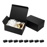 Mcfleet Cajas De Regalo Negras Con Tapas De 9 X 6 X 4