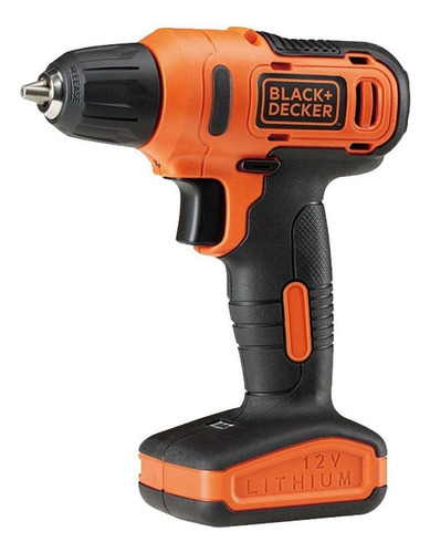 Taladro Inalambrico Black + Decker Ld12s 900rpm 10mm Maletin