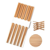 Palitos De Sushi Reutilizables Bamboo X 10 Pares Oferta