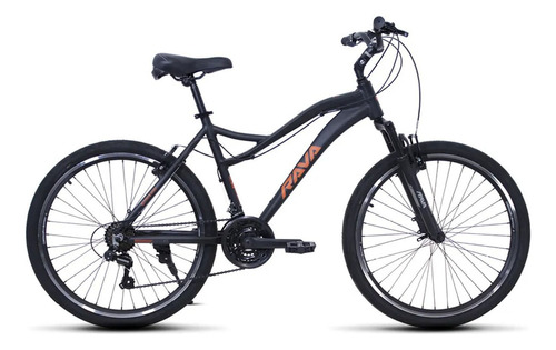 Bicicleta Aro 26 Rava Bolt 21v Preta/laranja