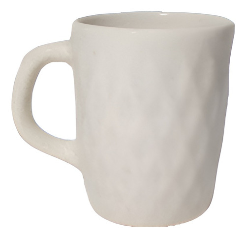 Taza Facetada Ceramica Apta Microondas Cafe Con Leche Te