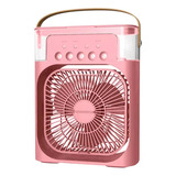 Ventilador Mini Climatizador Humidificador Enfriador Portátil Fasilyt Pw-5k Color Rosa