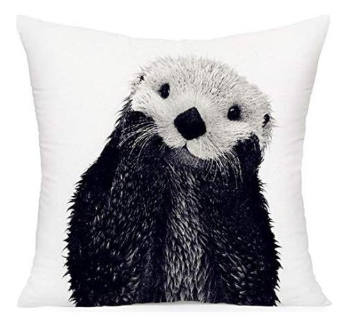 New Smilyard Fundas De Almohada Con Dise?o De Nutria  Muy