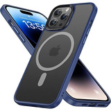 Funda Magnetica Para iPhone 14 Pro Max Azul