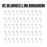 Kit 10 Rabicho Soquete Conector G13 Lampada Tubular Led T8 