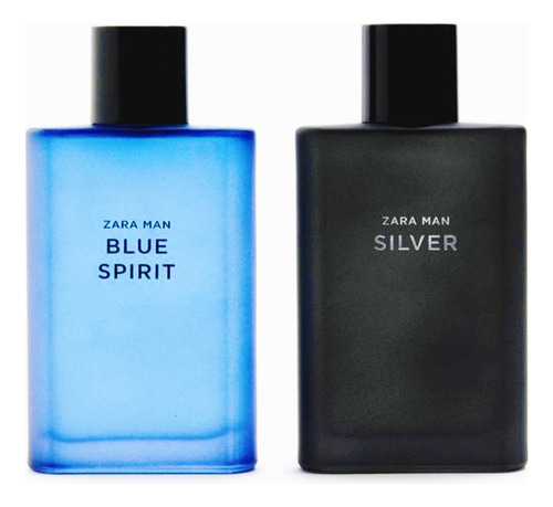 Zara Man Silver +  Blue Spirit Nuevos Set 2x1 200ml